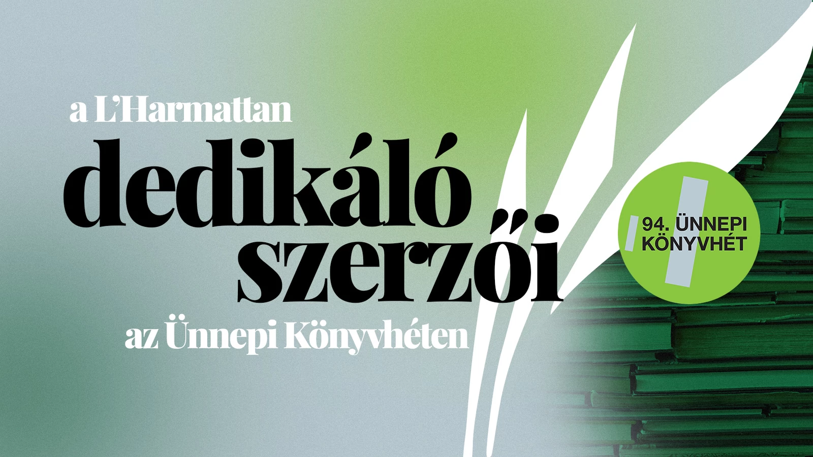 A L'Harmattan Kiadó dedikáló szerzői a 94. Ünnepi Könyvhéten