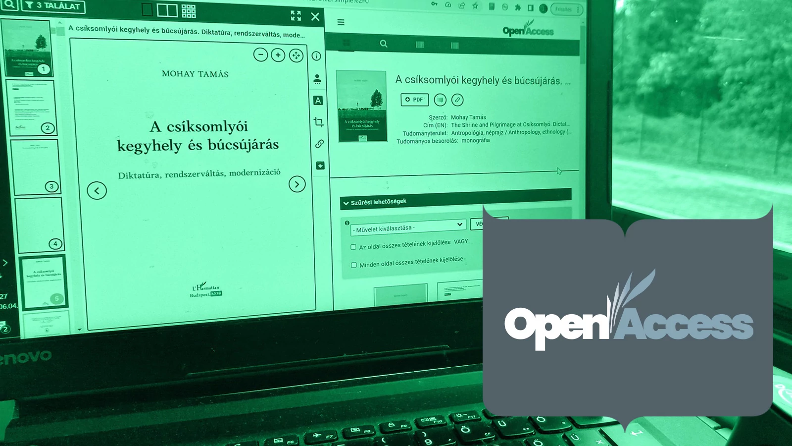 Open access kiadványokkal a tudományos nyilvánosság szolgálatában