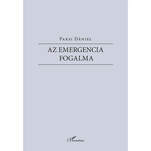 Az emergencia fogalma